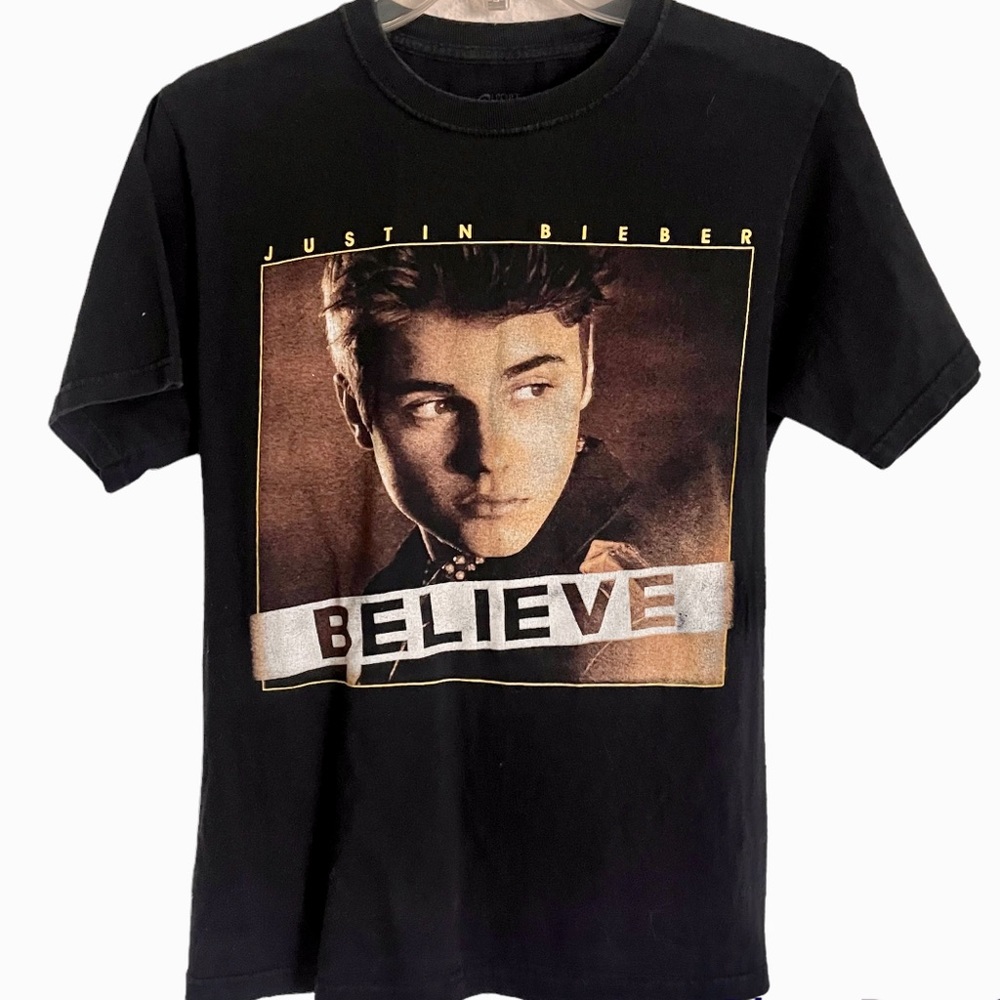 Pre-Diddy Justin Bieber's Believe 2012-2013 Concert Tee (Not Your Fault Justin)🖤